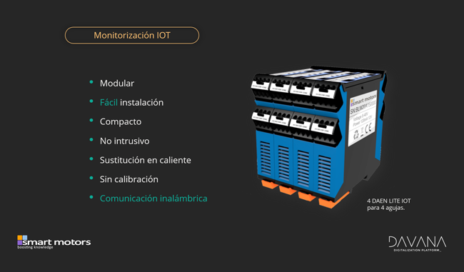 Monitorización de agujas con IoT y DAVANA